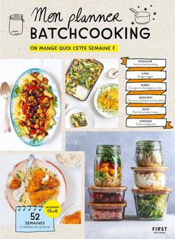 Livre  Mon planner batchcooking - Collectif