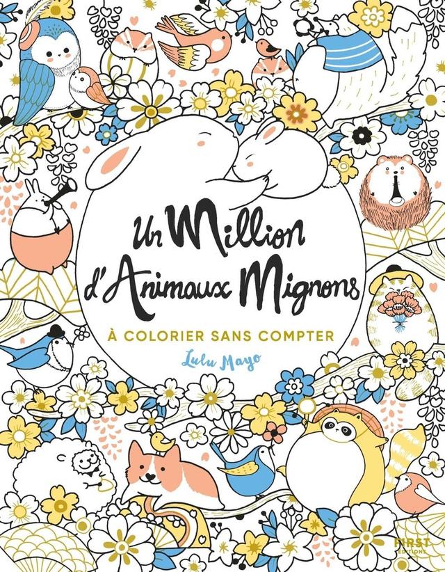 Livre  Un million d'animaux mignons à colorier sans compter - Ma