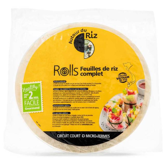 Feuilles de riz complet 28 cm 150g