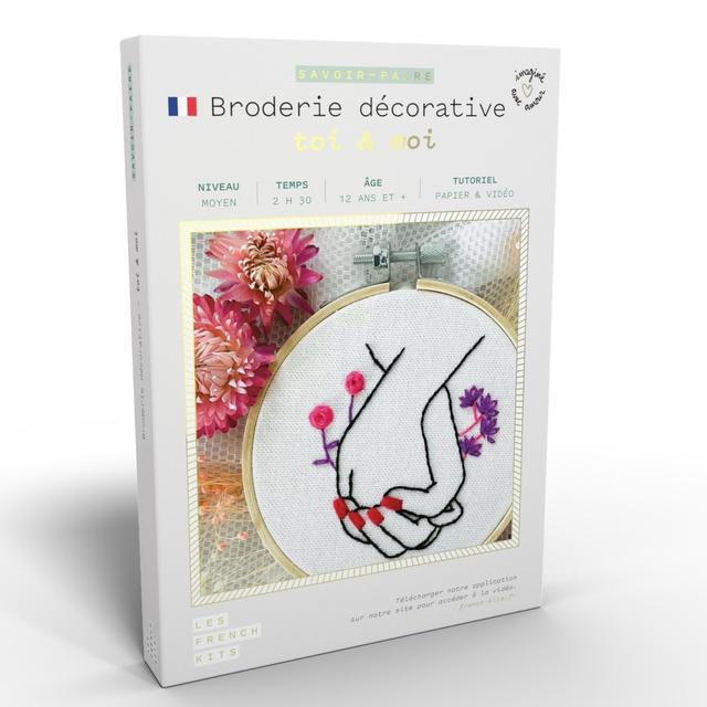 Coffret DIY - Broderie décorative - Main dans la Main