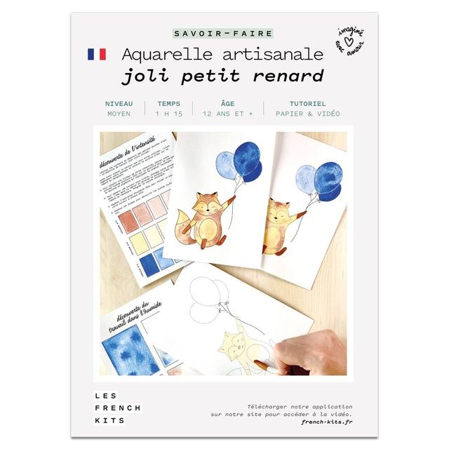 Coffret Aquarelle débutant - Renard