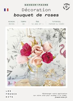 Coffret DIY papier - Bouquet de roses