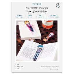 Coffret DIY papier - 8 Marque-pages - Personnages