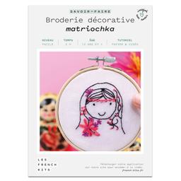 Coffret DIY - Broderie décorative - Matriochka