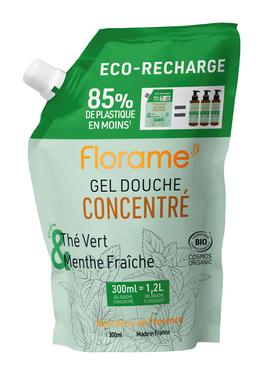 Eco-Recharge Gel Douche Concentré Thé Vert et Menthe 300ml