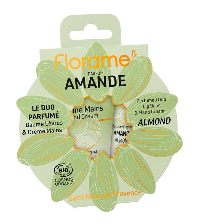 Coffret Duo mains lèvres Amande