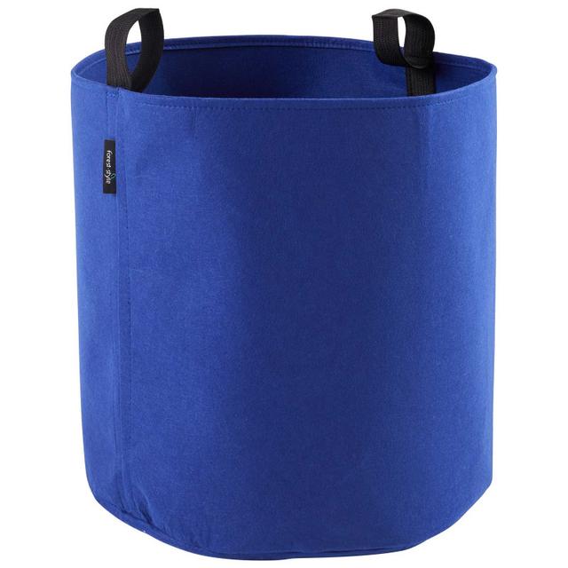 Sac plantation feutre géotextile ø 40 cm 50,3 L bleu