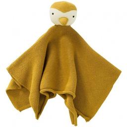 Doudou Pingouin Jaune en Coton Bio