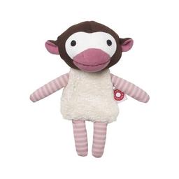 Doudou Peluche Coton Bio Singe Rose Franck & Fischer Coton Bio