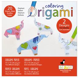 Coloring Origami - Eléphant