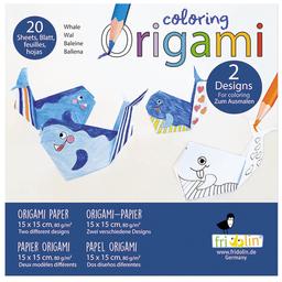 Coloring Origami - Baleine