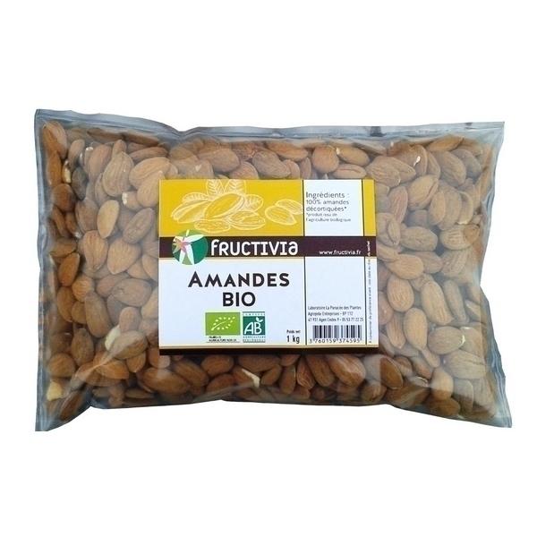 Amandes décortiquées bio 1kg