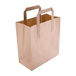 Sac en Papier Recyclé Marron 215 x 180 mm - Lot de 250 - Fiesta