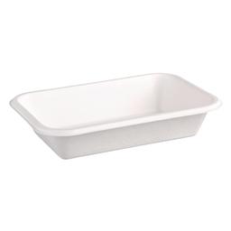 Lot de 50 barquettes en Bagasse Compostable - Fiesta Green - DW3