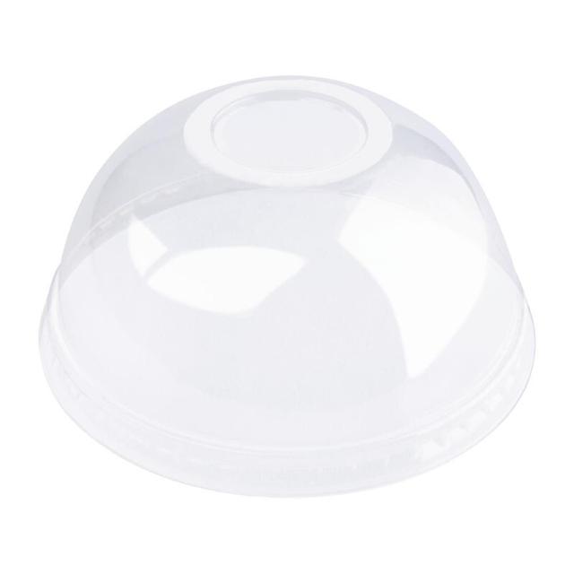 Couvercles Dôme Compostables en PLA Pour Gobelets 340-454-568 ml