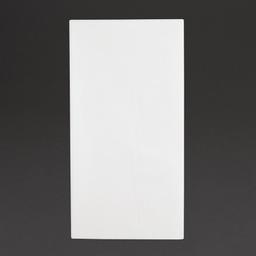 Serviettes Dîner Recyclable 3 Plis Format 1/8 400mm Blanches Lot