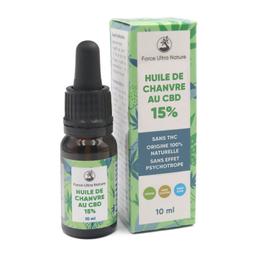 FORCE ULTRA NATURE - Huile de Chanvre CBD 15% - 10ml