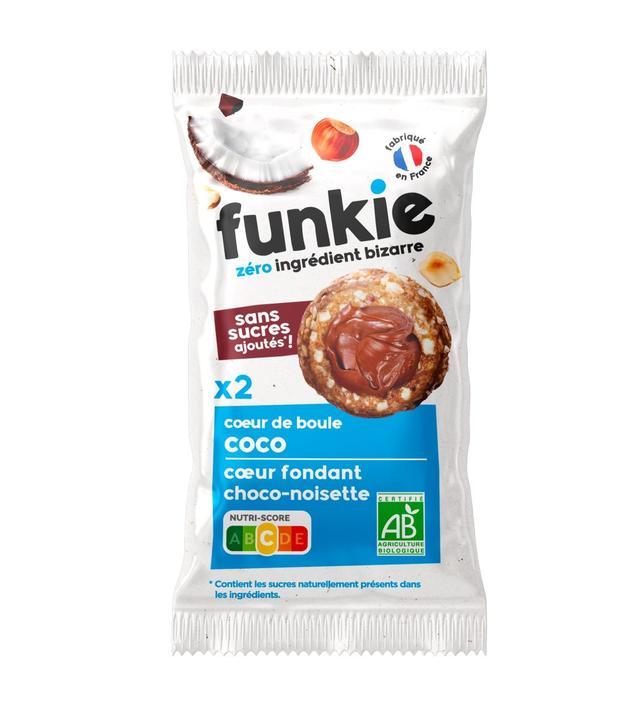 Cœur de boule coco funkytella 2x18g