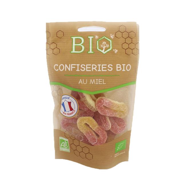 Bonbons anneaux pêche 120g