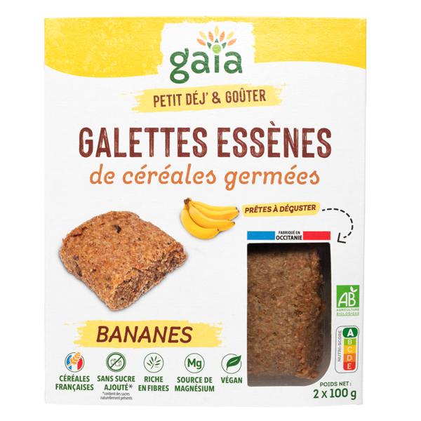 Galettes Essènes de céréales germées bananes 2x100g