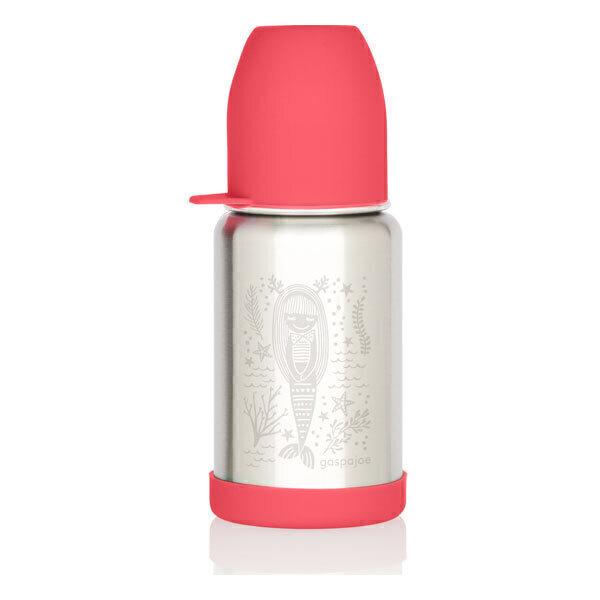 Gourde enfant inox Sippy Sirène corail 35cl