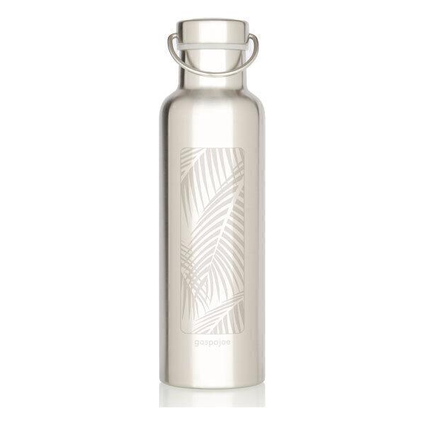 Gourde isotherme Groovy en inox Palmier 75cl