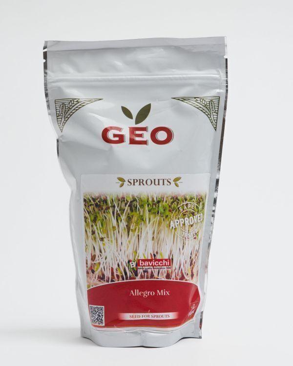 Graines Mix Allegro (Poireau, Cresson, Roquette, Alfafa), 350g