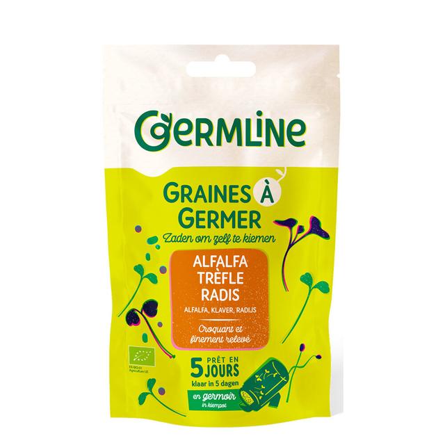 Graines à germer alfalfa, trèfle et radis 150g