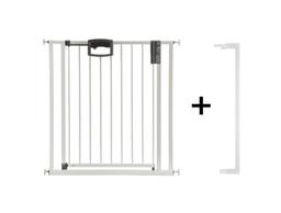 Barrière de porte Easylock+ métal 88.5-96.5 cm blanc