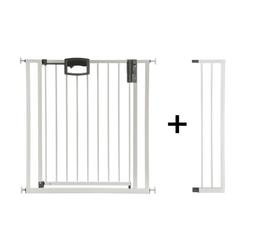 Barrière de porte Easylock+ métal 96.5-104.5 cm blanc