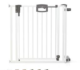 Barrière Easylock Plus métal 84.5-92.5 cm blanc