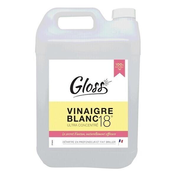 Gloss vinaigre blanc liquide ultra concentré 18°