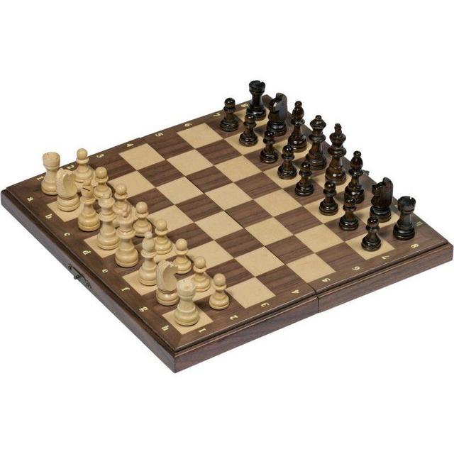 Jeu d'échecs magnétique pliant 28cm - Lettré et chiffré