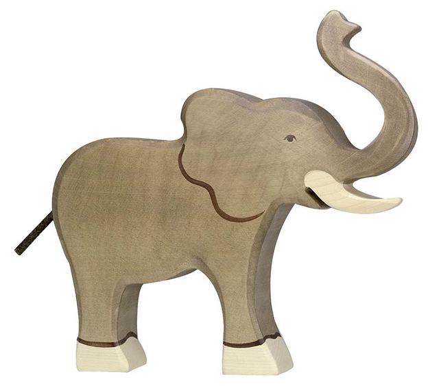 Figurine Eléphant, trompe haute