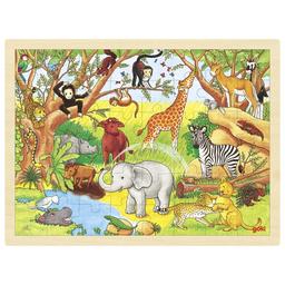 Puzzle en bois animaux d'afrique 48 pièces