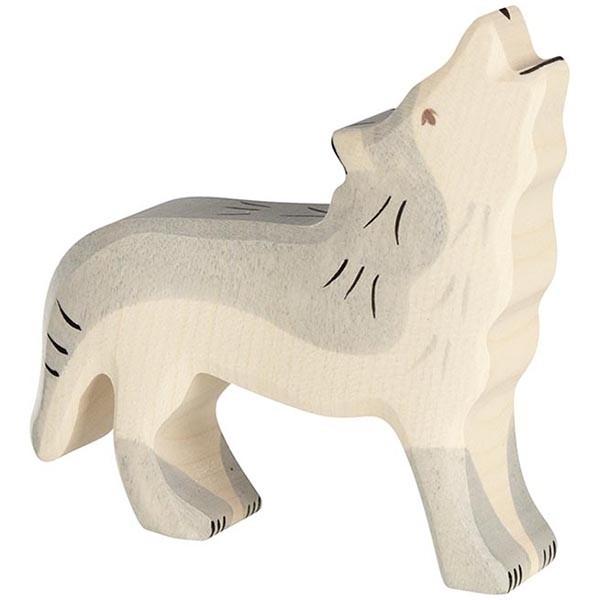 Figurine Loup hurlant