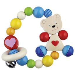 Hochet Flexible Ourson Petit Coeur