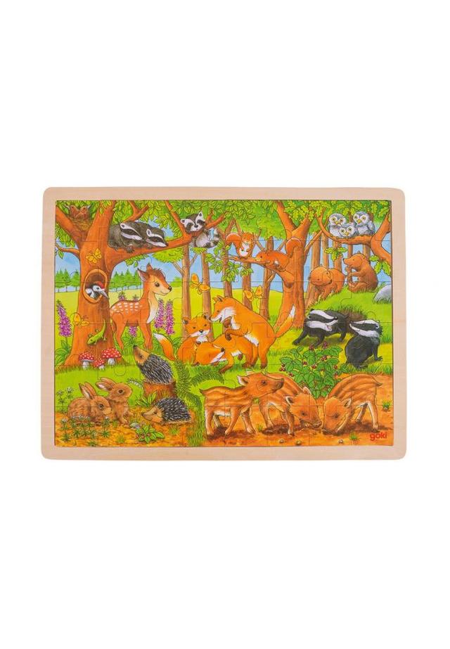 Puzzle bébés animaux de la forêt 48 pièces