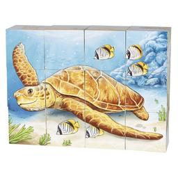 Puzzle de cubes - Animaux australiens - 12 pcs