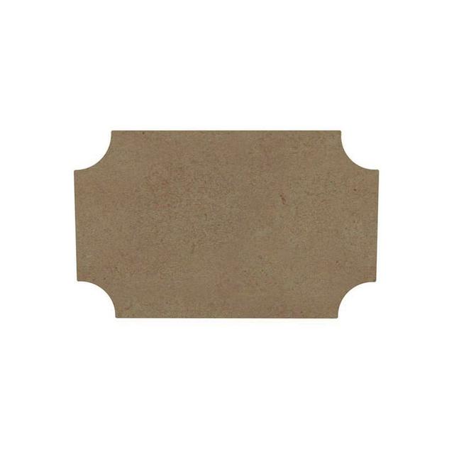 Plaque de porte plateau en bois MDF - 16 x 10 cm