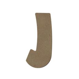 Lettre majuscule J en bois MDF à décorer - 8 cm