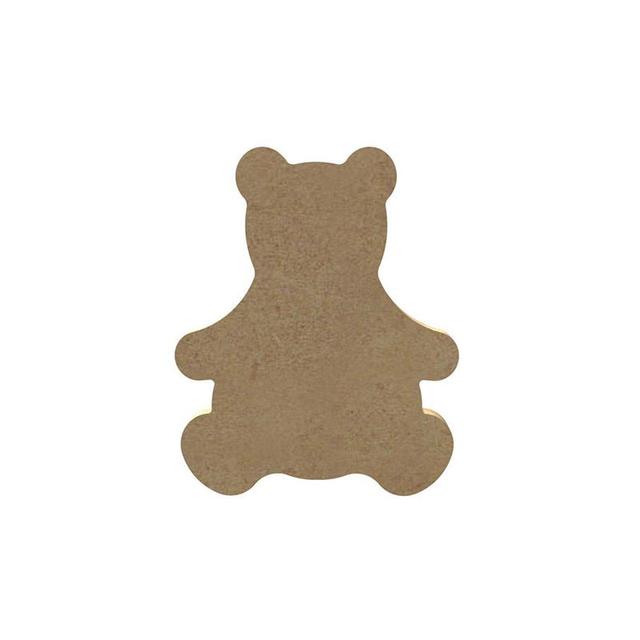 Ourson en bois MDF à décorer - 10 cm