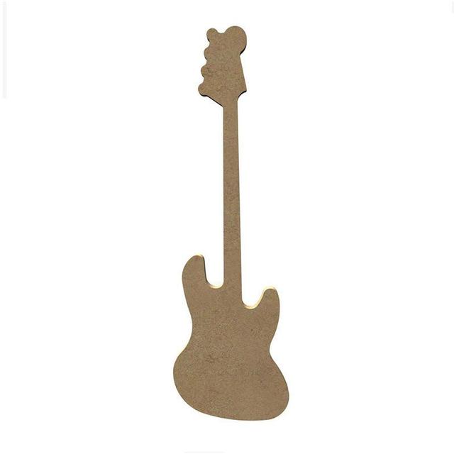 Guitare en bois MDF à décorer - 15 cm