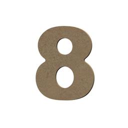 Chiffre 8 en bois MDF à décorer - 8 cm