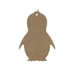 Pingouin en bois MDF à décorer - 10 cm