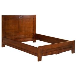 Cadre de lit en merisier massif pour matelas 140x190 cm