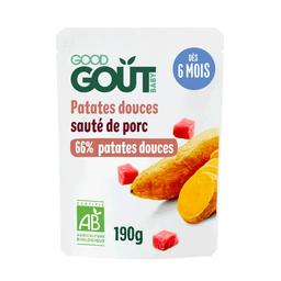 Patates douces et sauté de porc 190g - Dès 6 mois