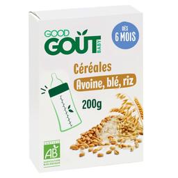 Céréales en poudre avoine blé riz 220g - Dès 6 mois