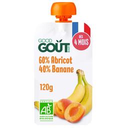 Gourde de fruits abricot banane 120g - Dès 4 mois