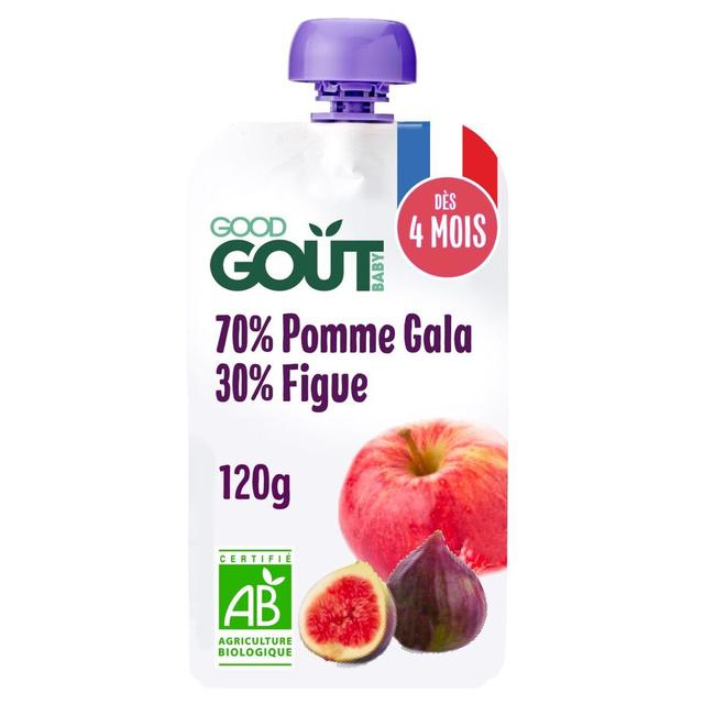 Gourde de fruits pomme figue 120g - Dès 4 mois